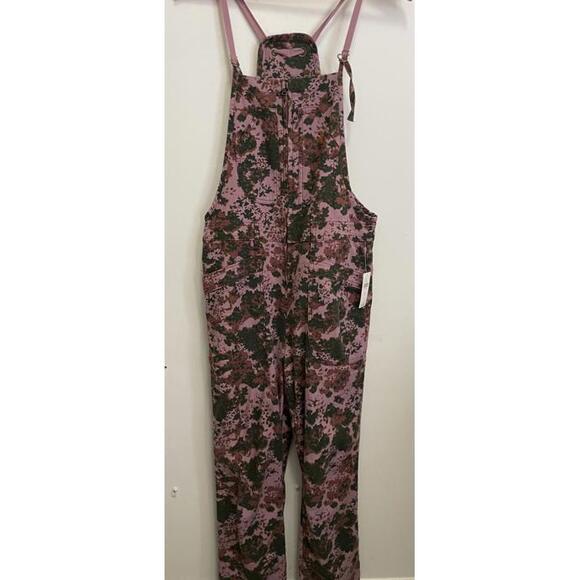 Pilcro Floral Print Jumpsuit Overalls - Picture 3 of 4